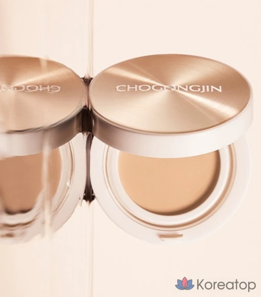 Кушон Chogongjin BB Pact Cushion, оттенок 21N Vanilla, 15 г, 1 шт.