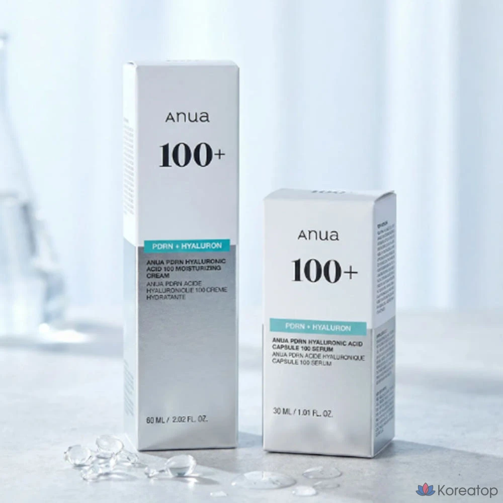Набор для ухода Anua PDRN Serum Cream Wrinkle Care 2-piece Set (Serum 30 мл + Cream 60 мл), 1 шт.