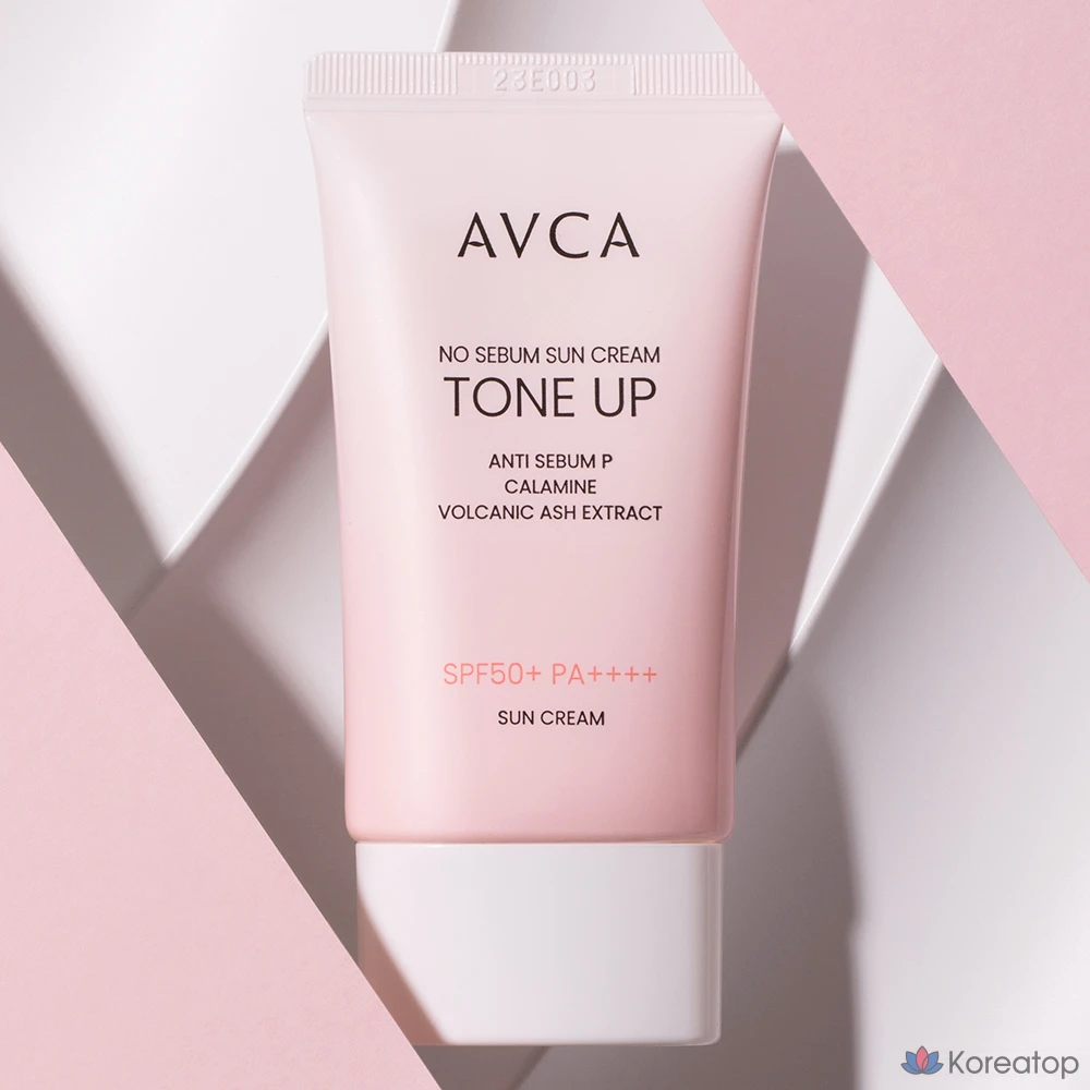Солнцезащитный крем AVCA Tone-Up No Sebum Mineral Sun Cream SPF50+ PA++++, 35 мл, 1 шт.