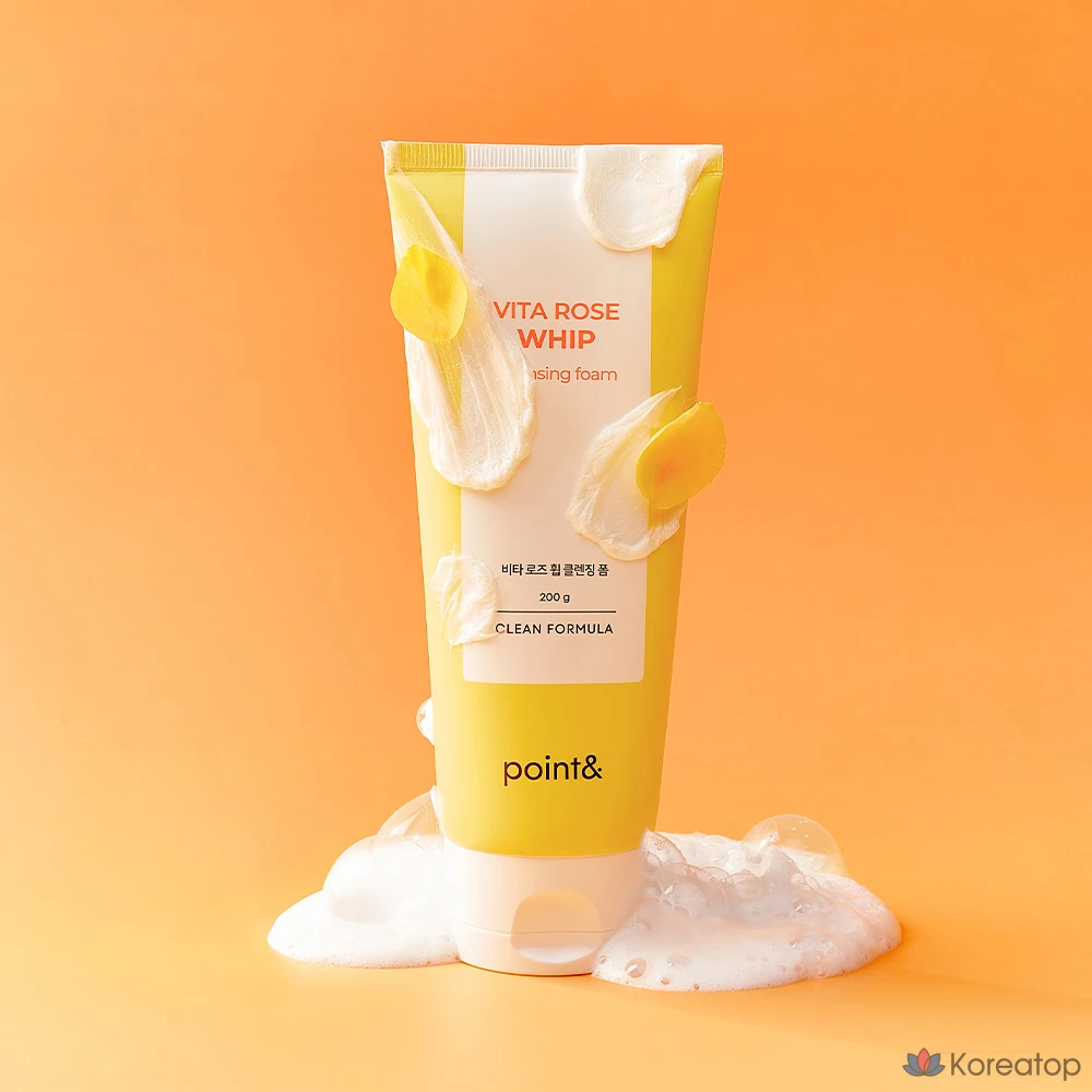Пенка для умывания Point&amp; Vita Rose Whip Cleansing Foam, 200 г, 1 шт.