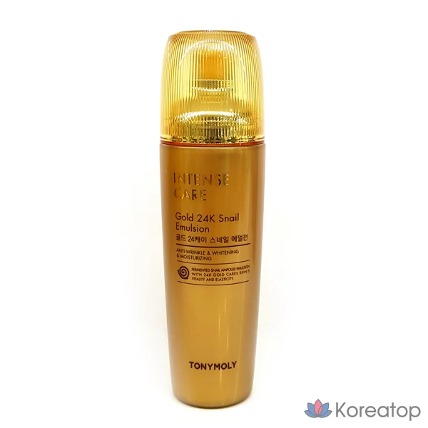 Эмульсия Tony Moly Gold 24K Snail Emulsion, 140 мл, 1 шт.