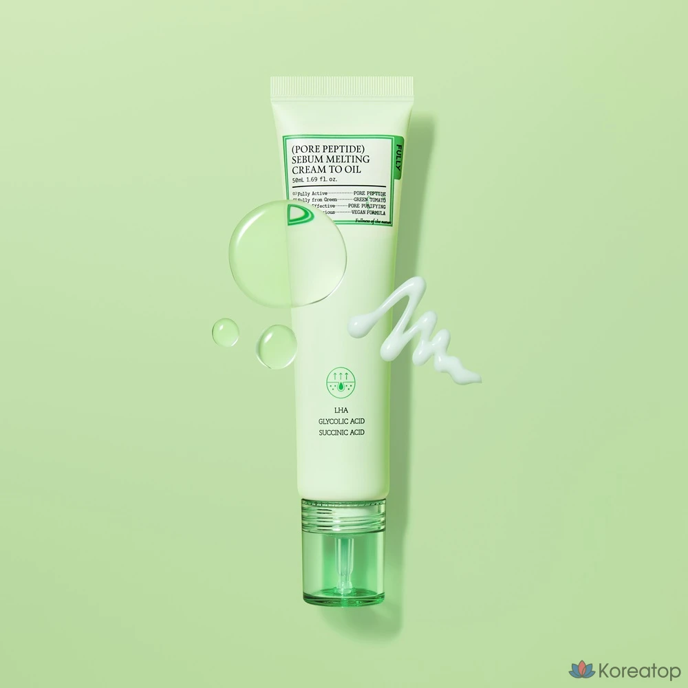 Крем-масло FULLY Pore Peptide Sebum Melting Cream To Oil, 50 мл, 1 шт.