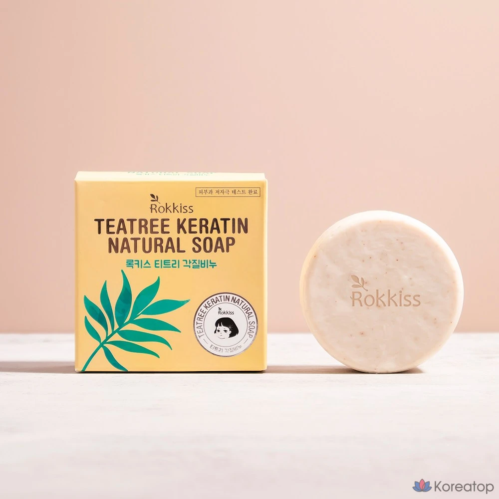 Мыло для умывания Rokkiss Tea Tree Exfoliating Soap, 100 г, 1 шт.