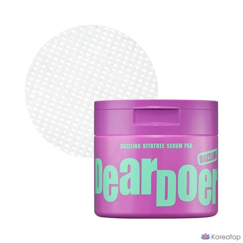 Сыворотка-пэды Dear Doer Dazzling Vit Tree Vitamin C Serum Pad, 70 шт.