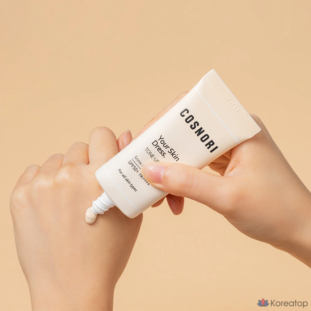 Тонер Cosnori Your Skin Dress Tone-Up Base, оттенок Snow Ivory, 1 шт.
