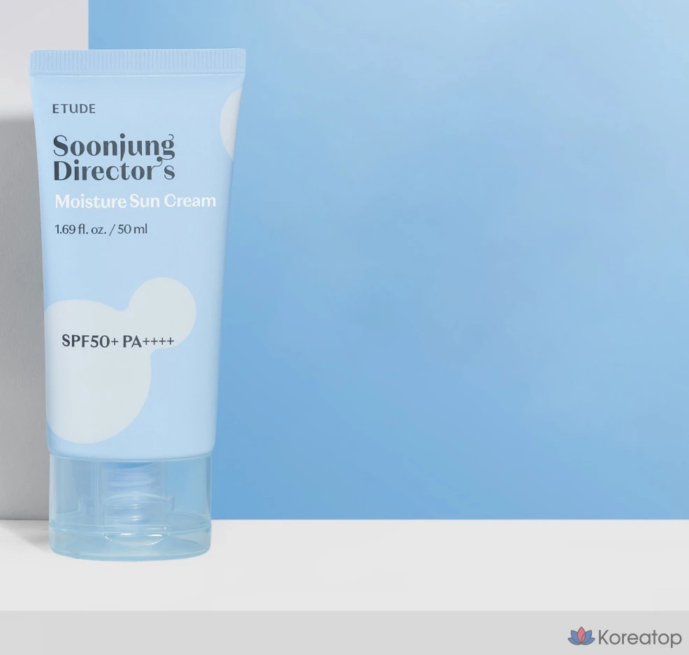Солнцезащитный крем Etude House Soon Jung Director Moisture Sun Cream SPF50+ PA++++, 100 мл, 2 шт., фото 3