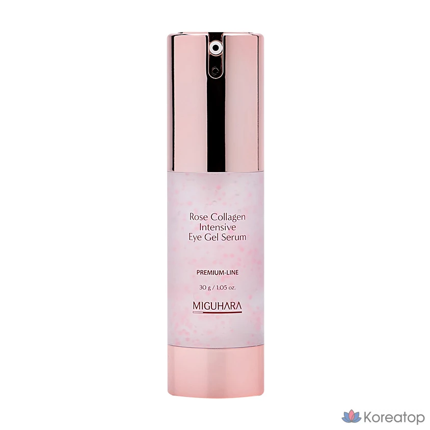 Сыворотка для кожи вокруг глаз Miguhara Rose Collagen Intensive Eye Gel Serum, 30 мл, 1 шт.