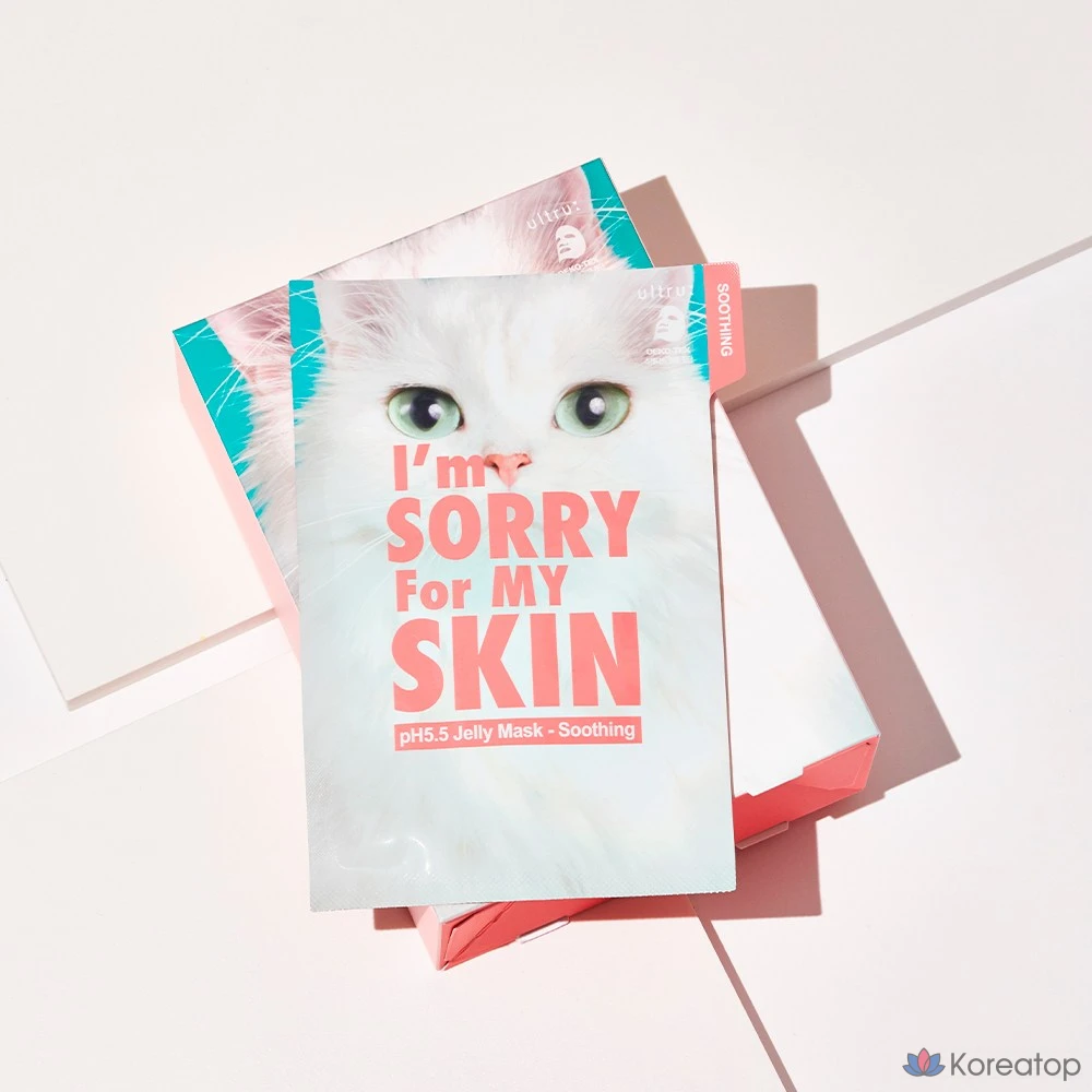 Тканевая маска для лица I'm Sorry for My Skin pH5.5 약산성 젤리마스크팩 수딩, 1 шт.
