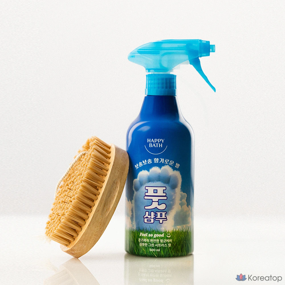 Пилинг для ног Happy Bath Peel So Good Antibacterial Care Foot Shampoo, аромат Green Citrus, 500 мл, 1 шт.