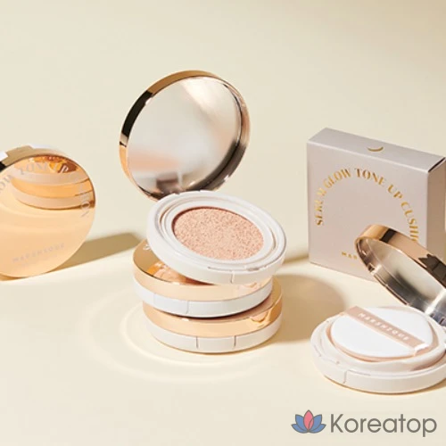 Кушон Marshique Serum Glow Tone Up Sun Cushion SPF50+ PA++++, 12 г, 1 шт.