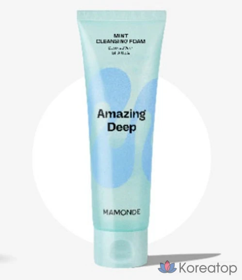 Очищающая пенка Mamonde Amazing Deep Mint Cleansing Foam, 120 мл, 1 шт.