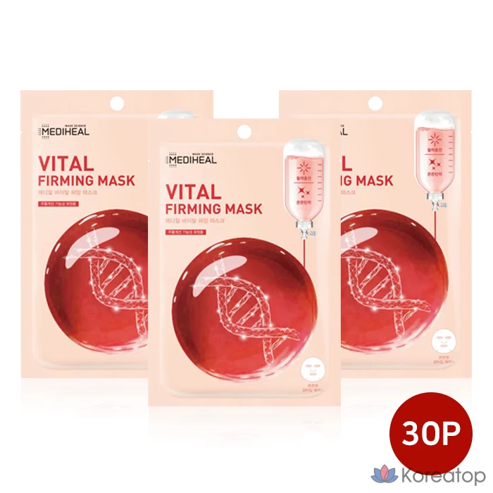 Тканевая маска для лица MEDIHEAL Vital Firming Mask, 30 шт., фото 3