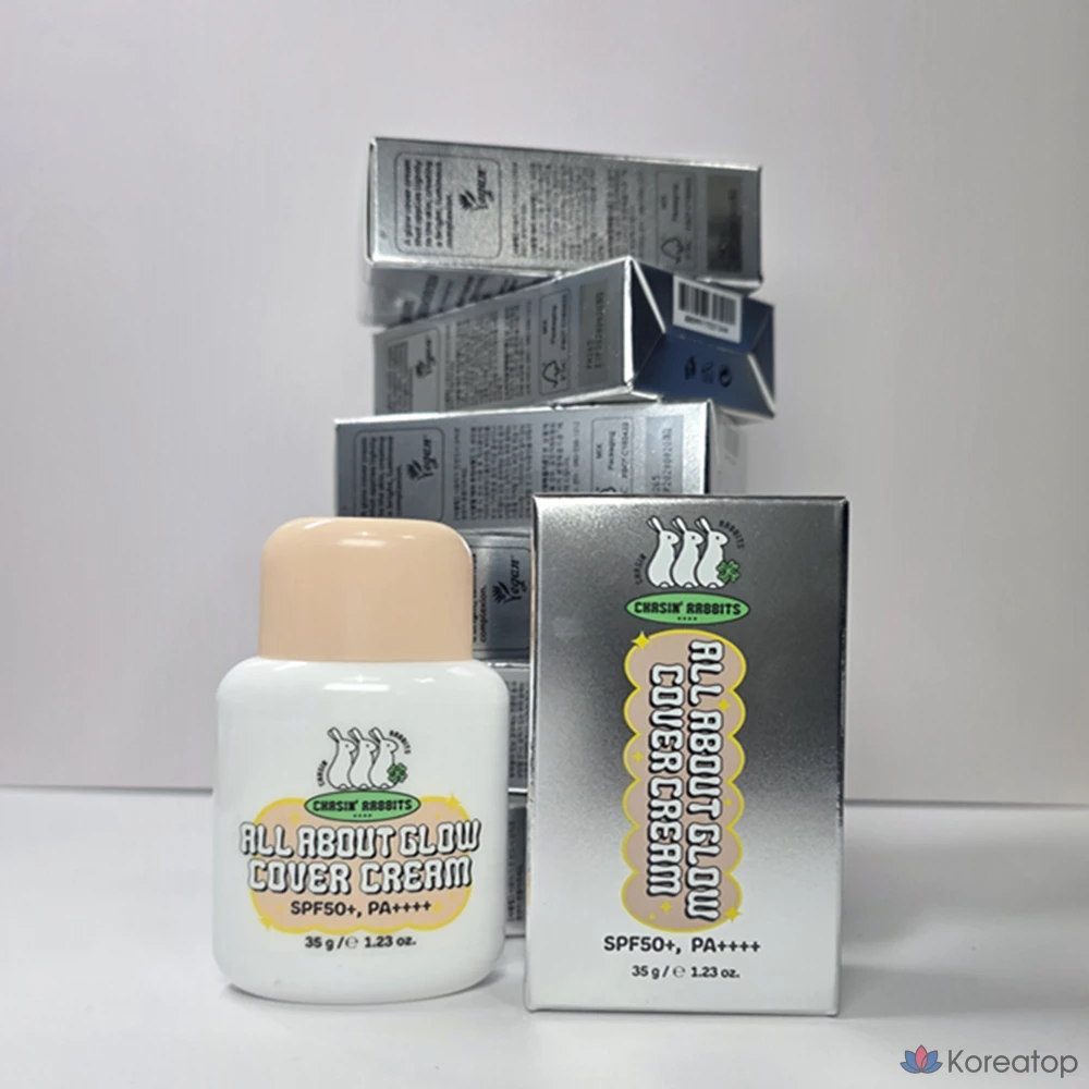 Крем для лица Chasin Rabbits All About Glow Cover Cream SPF50+ PA++++, 35 г, 1 шт.
