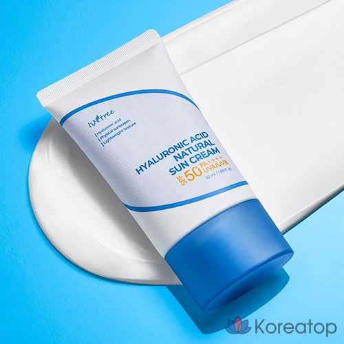 Солнцезащитный крем IsNtree Hyaluronic Acid Natural Sun Cream SPF50+ PA++++, 50 мл, 1 шт.