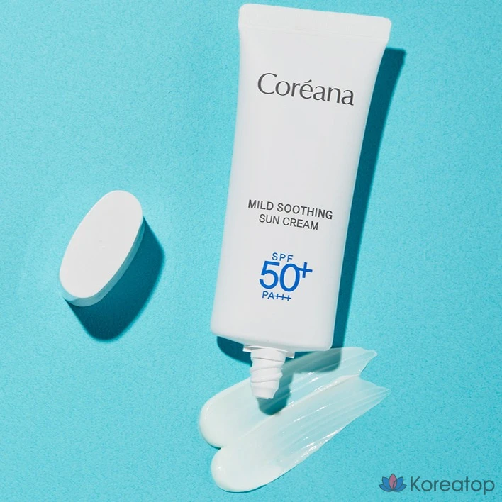 Солнцезащитный крем Coreana Mild Soothing Sun Cream SPF50+ PA+++, 40 мл, 1 шт.