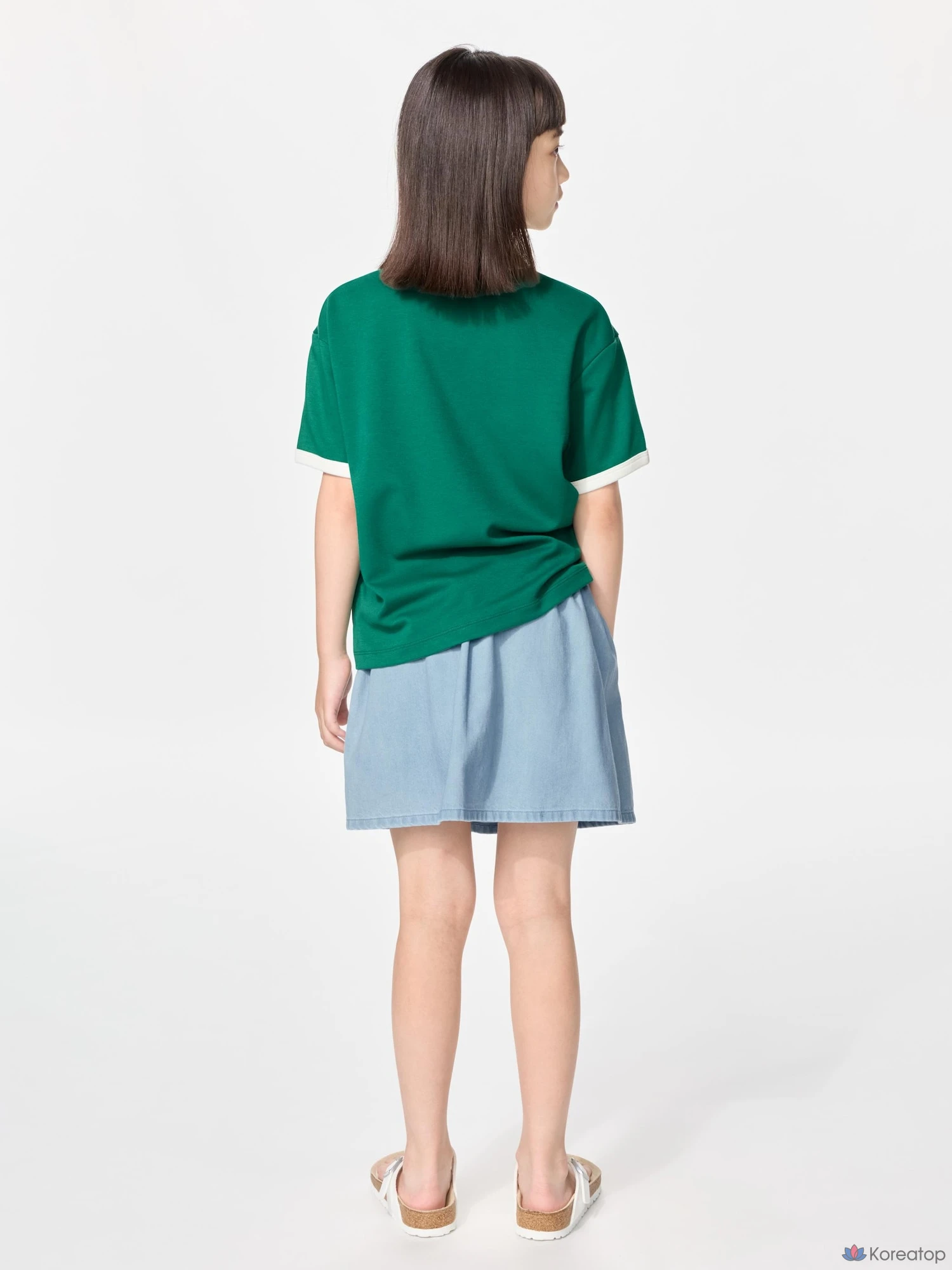 Юбка-шорты для девочек Uniqlo Denim Mini Skorts