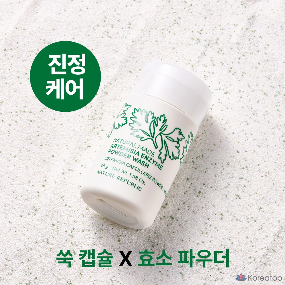 Пенка для умывания Nature Republic Natural Made Artemisia Enzyme Powder Wash, 45 г, 1 шт.