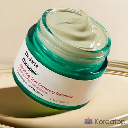 Крем Dr. Jart+ Cicapair Soothing Color Correcting Treatment, оттенок Green, 15 мл, 1 шт.