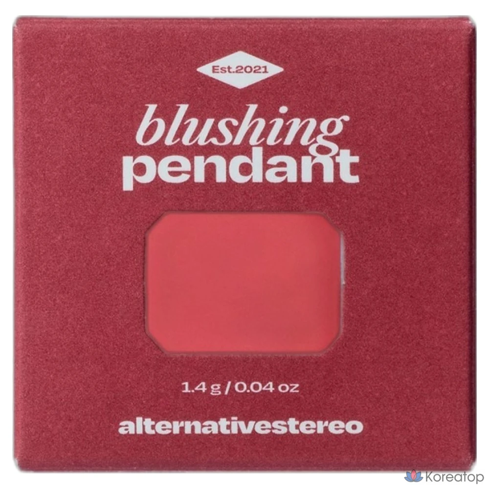 Бальзам для губ ALTERNATIVE STEREO Blushing Pendant Velvet Balm, оттенок V9 Coral Shoe, 1.4 г, 1 шт.