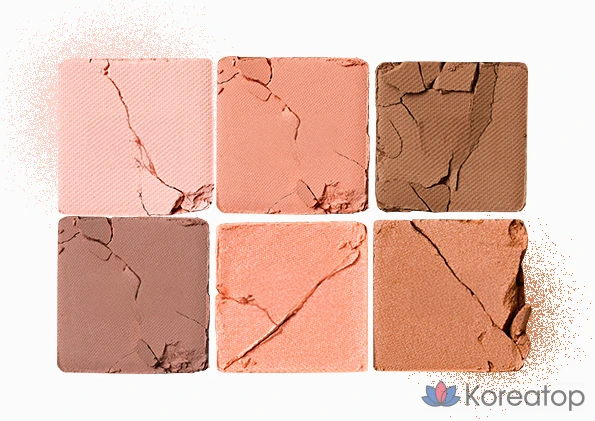 Теневые тени для век ROM&ND Slide In Single Eyeshadow, оттенок M15 Nothing Peach, 1 шт., фото 6