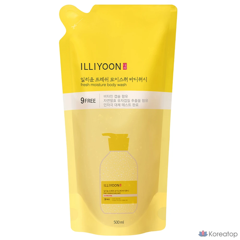 Гель для душа Illiyoon Fresh Moisture Body Wash Refill, 500 мл, 1 шт.