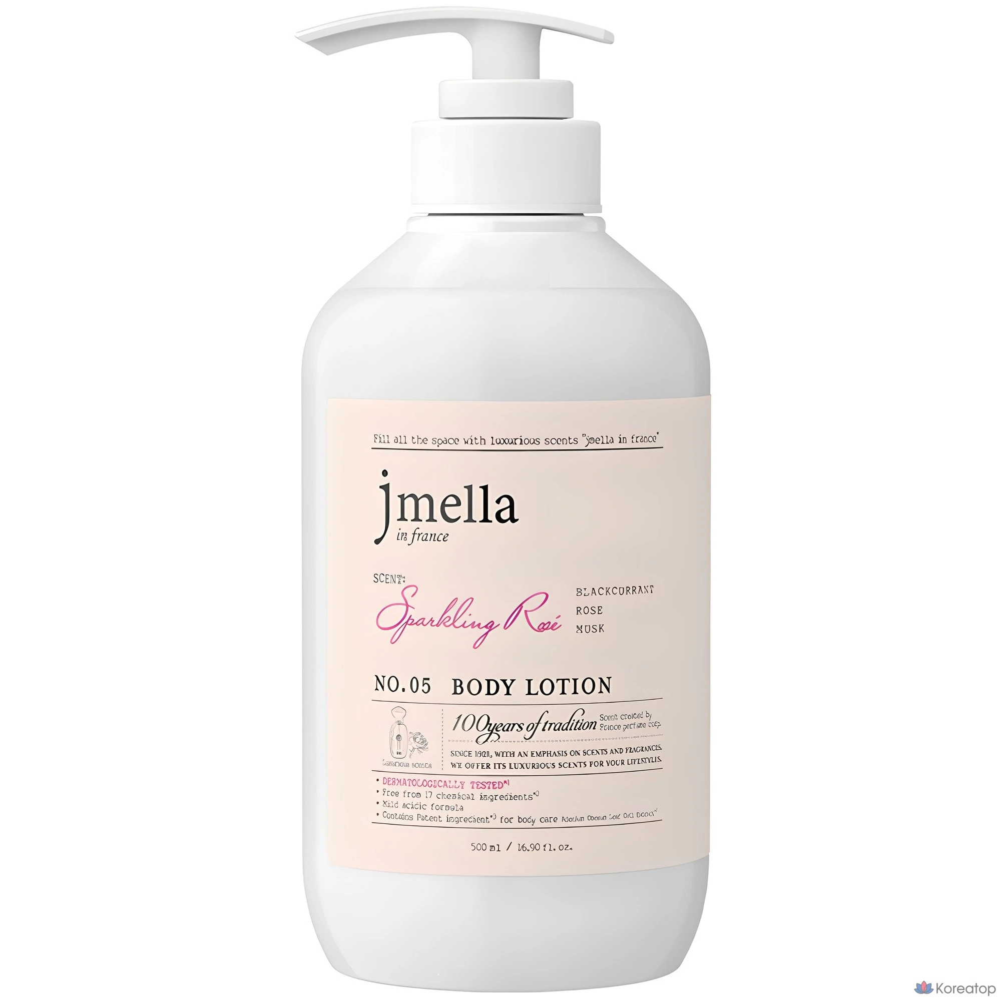 Лосьон для тела Jmella In France Body Lotion Sparkling Rose, 500 мл, 1 шт.