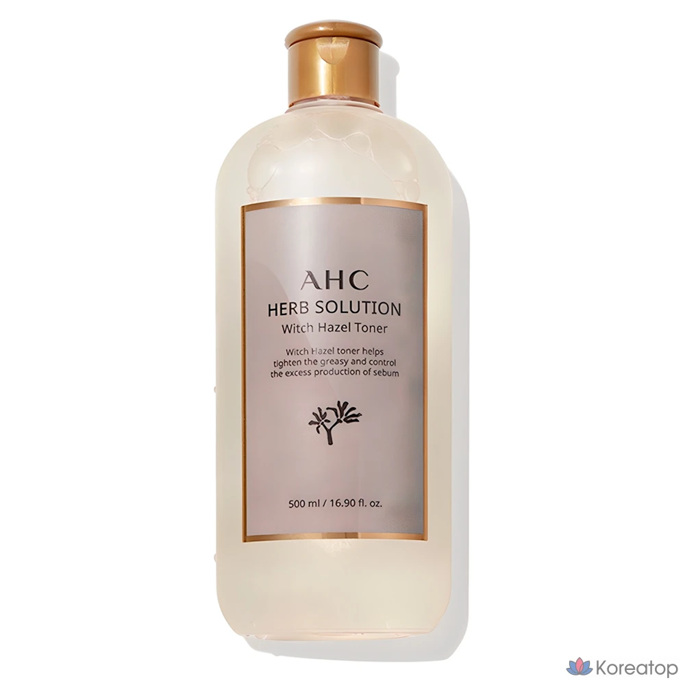 Тонер AHC Herb Solution Witch Hazel Toner, 500 мл, 1 шт.