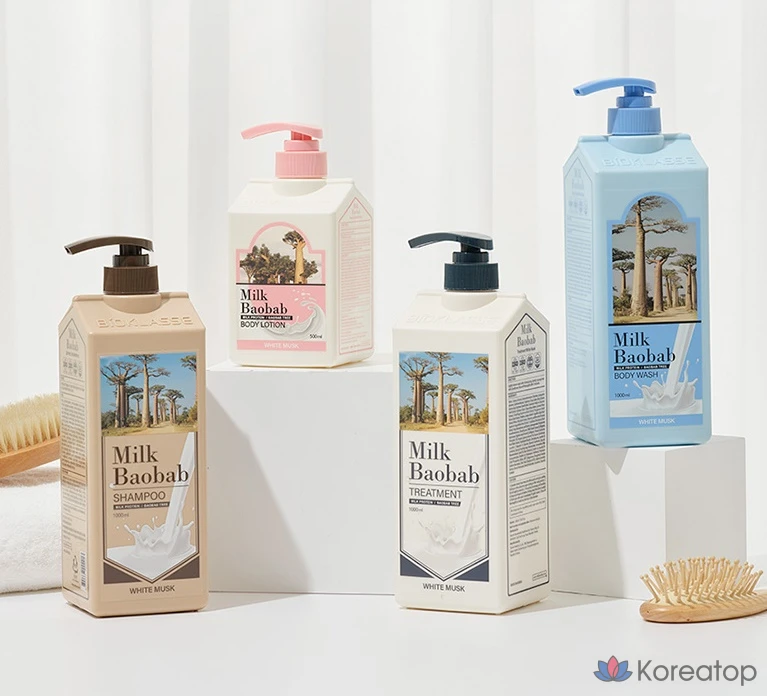 Лосьон для тела Milk Baobab Body Lotion, аромат White Musk, 500 мл, 1 шт., фото 5