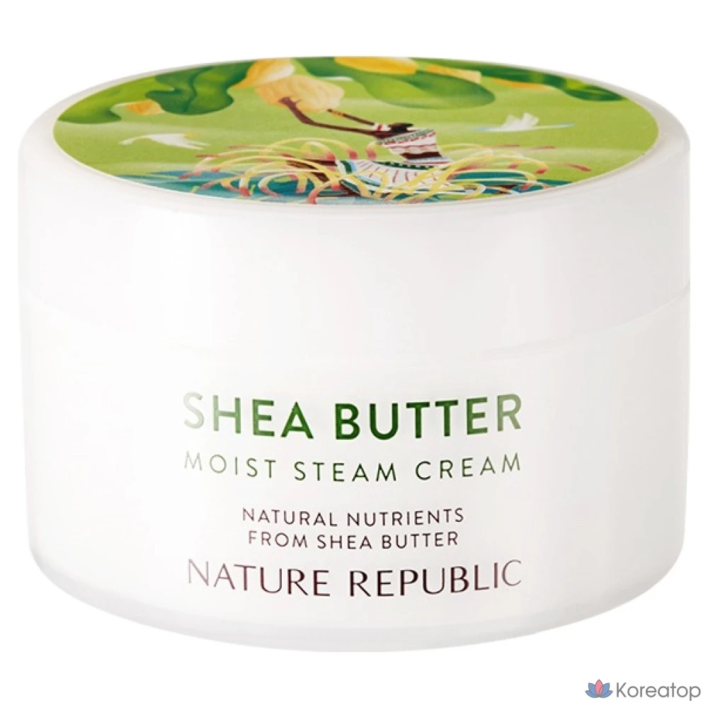 Крем для лица Nature Republic Shea Butter Moist Steam Cream, для нормальной и сухой кожи, 100 мл, 1 шт.