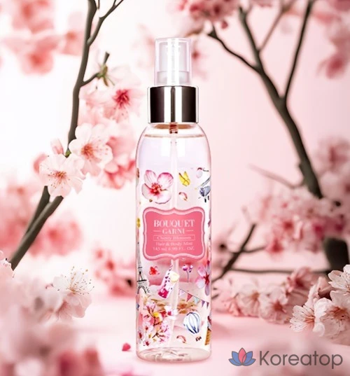 Мист для волос и тела Bouquet garni Cherry Blossom, 145 мл, 1 шт.