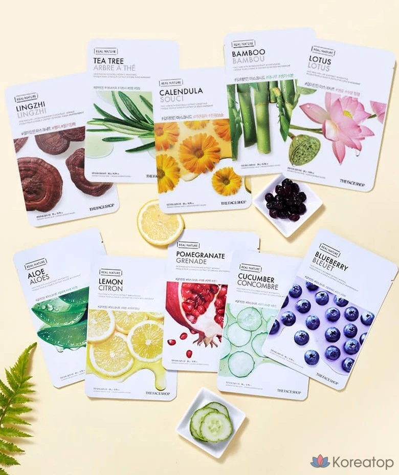 Тканевая маска для лица The Face Shop Real Nature Lemon Mask Sheet, 70 шт., фото 7