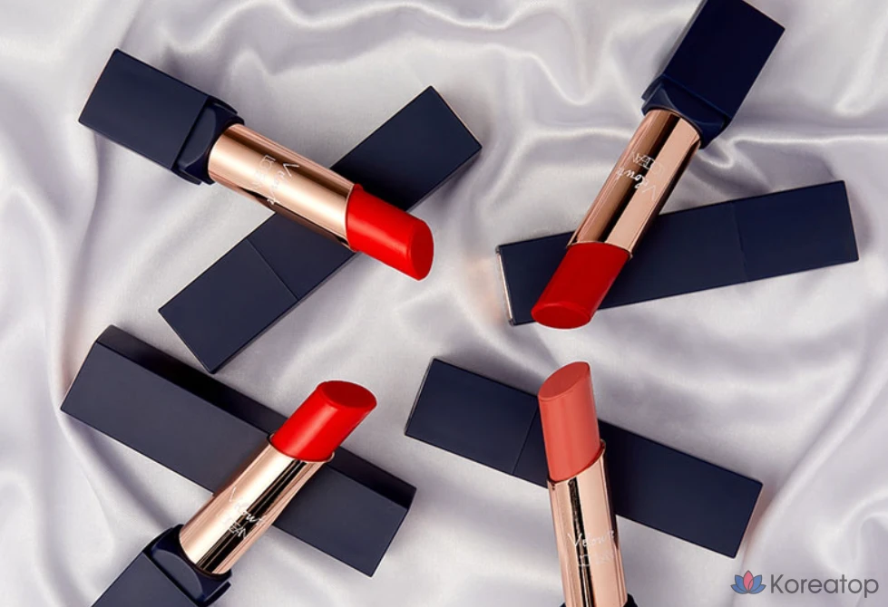 Губная помада L'OCEAN Velvet Chiffon Matte Lipstick, оттенок Midnight Red, 4 г, 1 шт., фото 3