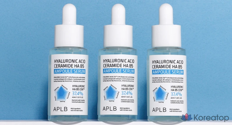 Ампульная сыворотка APLB Hyaluronic Acid Ceramide HA B5 Ampoule Serum, 40 мл, 1 шт.