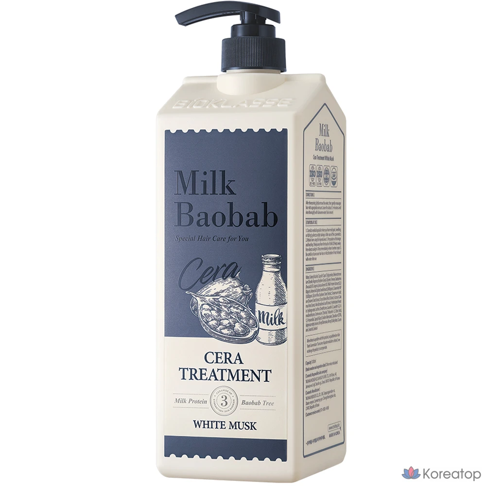 Кондиционер для волос Milk Baobab Cera Treatment White Musk, 1.2 л, 1 шт.