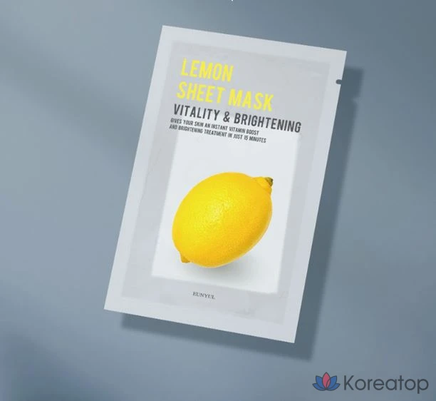Тканевая маска для лица Eunyul Purity Lemon Mask, 30 шт., фото 2