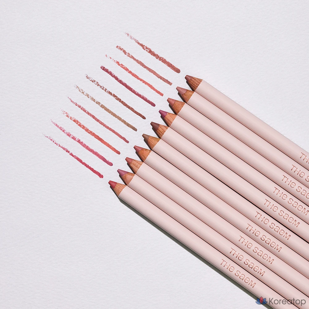 Карандаш для губ The Saem Cover Perfection Lip Pencil, оттенок 01 Near, 2 г, 1 шт., фото 5