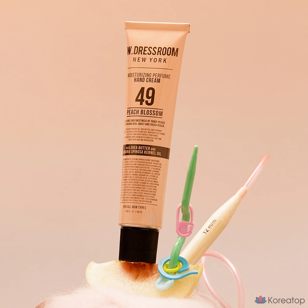 Крем для рук W.Dressroom Perfume Hand Cream 49 Peach Blossom, 50 мл, 1 шт.