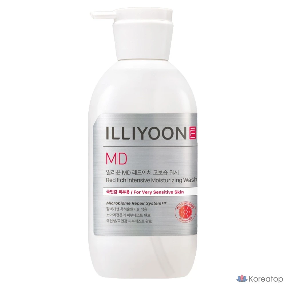 Очищающий гель ILLIYOON MD Red Ich High Moisture Wash, 470 г, 1 шт.