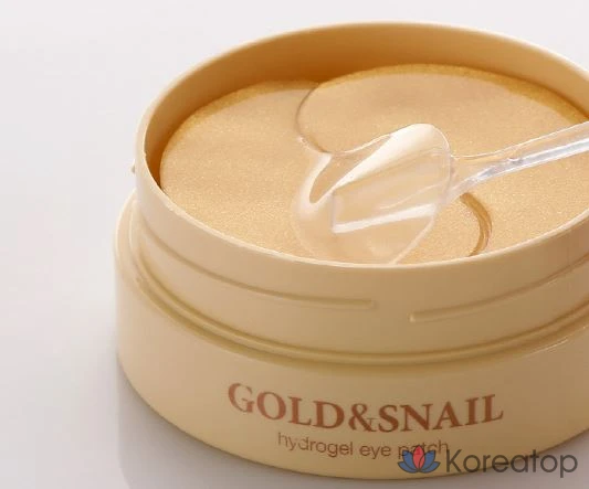 Патчи для глаз Petitfee Gold &amp; Snail Hydrogel Eye Patch, 60 шт.