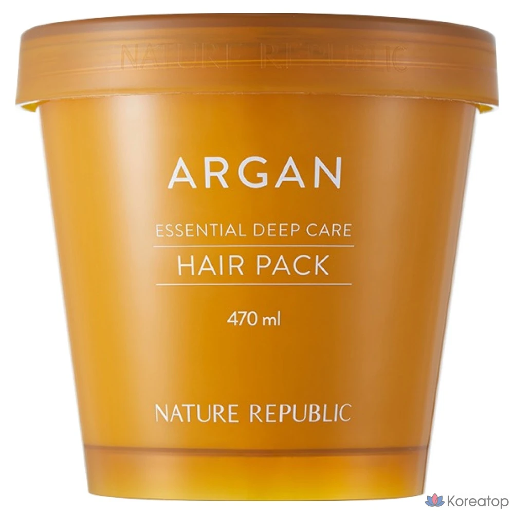 Маска для волос Nature Republic Argan Essential Deep Care Hair Pack, 470 мл, 1 шт.