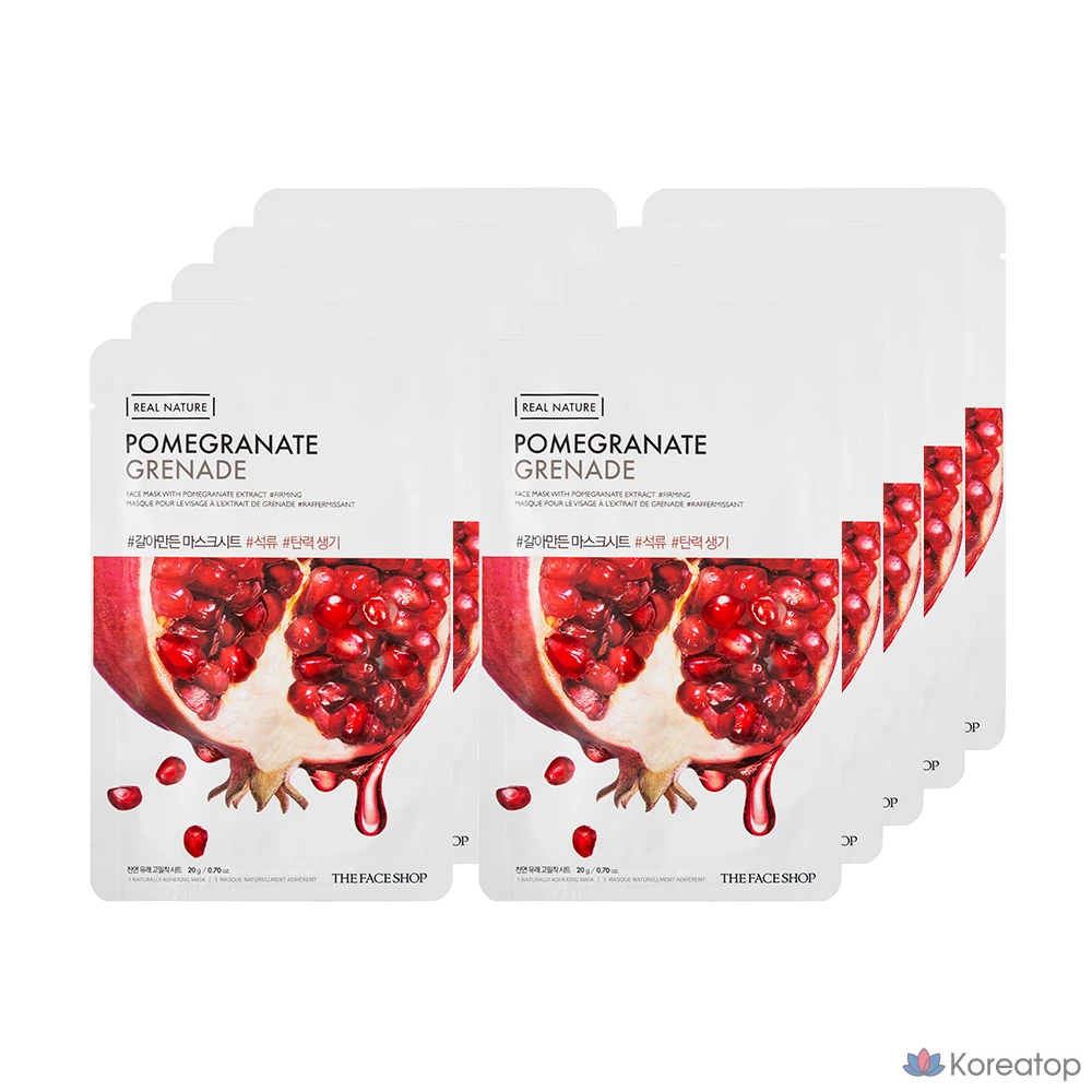 Тканевая маска для лица The Face Shop Galamanjun Seoklyu Mask Sheet, 10 шт.