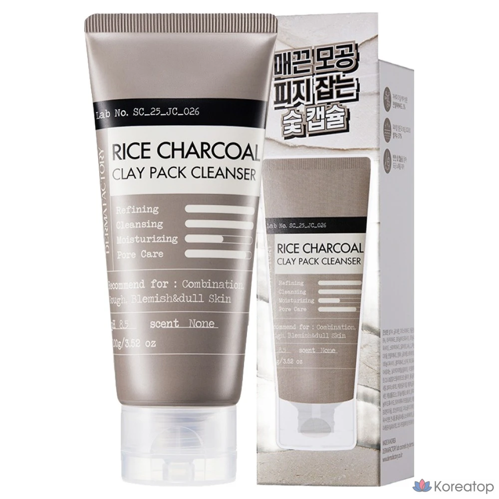 Глиняный пилинг-очищение Derma Factory Smooth Pore Clay Pack Cleanser, 100 г, 1 шт.