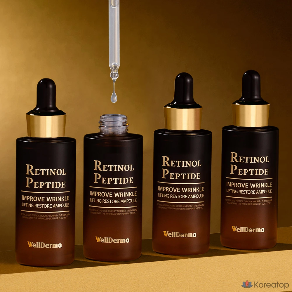 Ампульная сыворотка WellDerma Retinol Peptide Lifting Restore Ampoule, 30 мл, 1 шт.