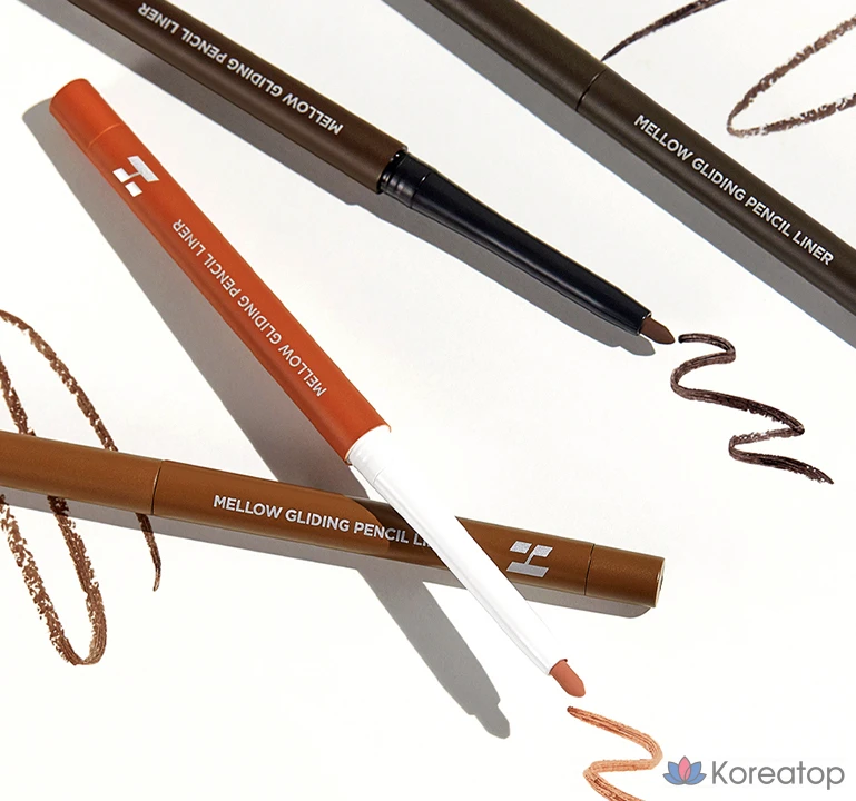 Карандаш для глаз Holika Holika Mellow Gliding Pencil Liner, оттенок 02 Cacao Nibs, 0.3 г, 1 шт., фото 4