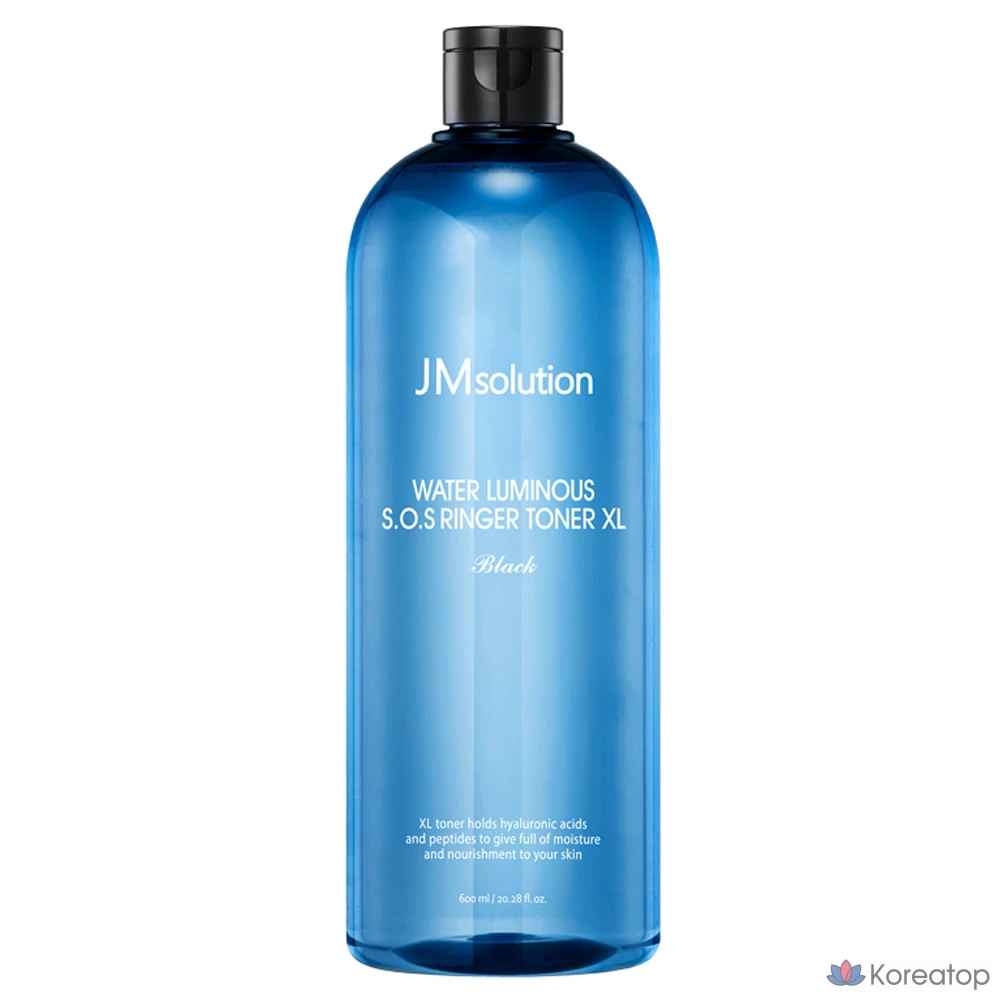 Тонер JM Solution Water Glow Toner X-Large Black, 600 мл, 1 шт.