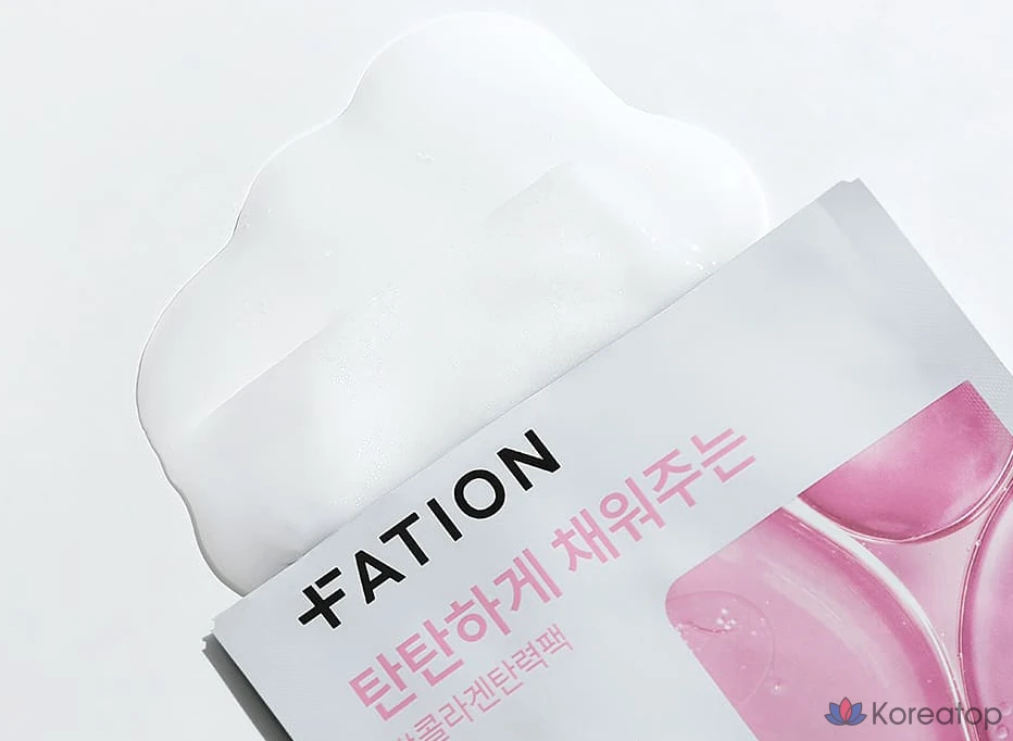 Тканевая маска для лица FATION Real Fit Collagen Firming Mask, 23 мл, 15 шт., фото 2