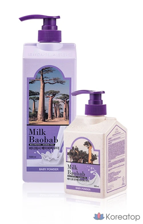 Лосьон для тела Milk Baobab Body Lotion, аромат Baby Powder, 500 мл, 1 шт., фото 4