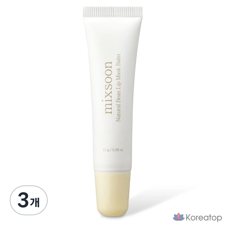 Бальзам для губ MIXSOON Natural Bean Lip Mask Balm, 11 г, 3 шт.