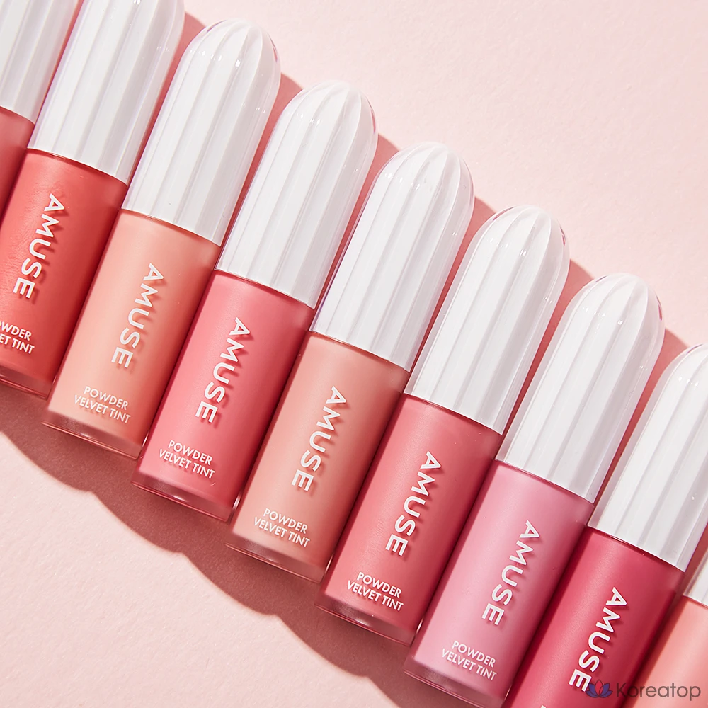 Тинт для губ AMUSE Powder Velvet Tint, оттенок 03 Melon Toast, 1 шт.
