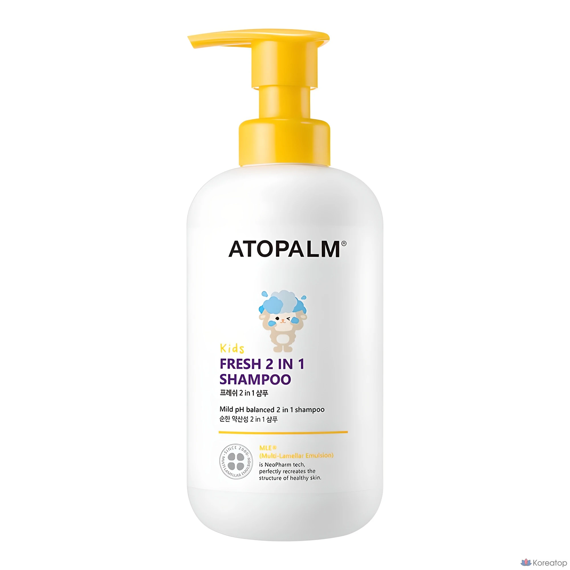 Шампунь Atopalm Kids Fresh 2 in 1, 460 мл, 1 шт.